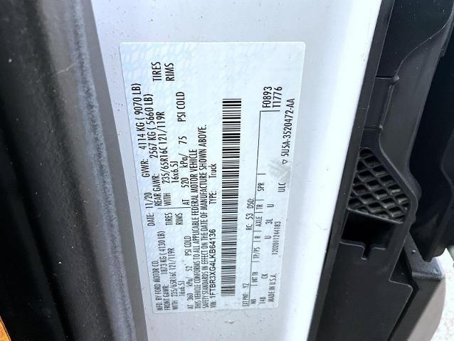 2020 Ford Transit Cargo Van 148 WB High Roof Extended Carg