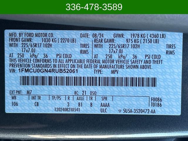 2024 Ford Escape Active