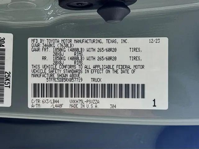 2024 Toyota Tundra 1794 Edition 4WD