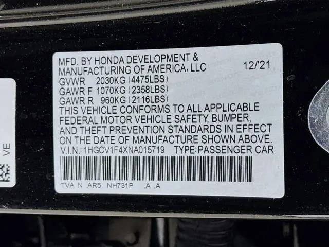 2022 Honda Accord Sport Special Edition