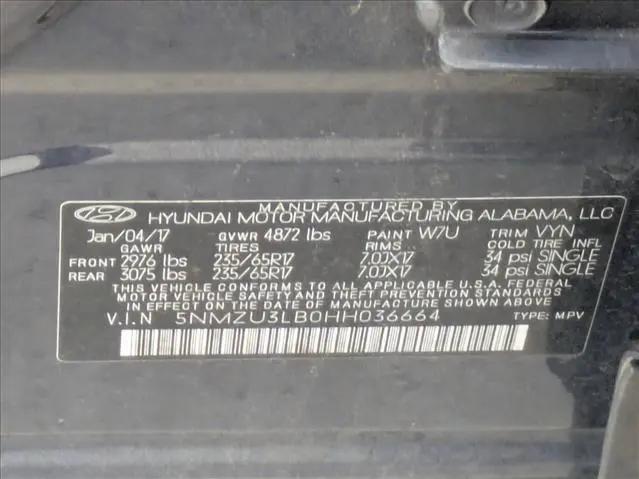 2017 Hyundai Santa Fe Sport 2.4L