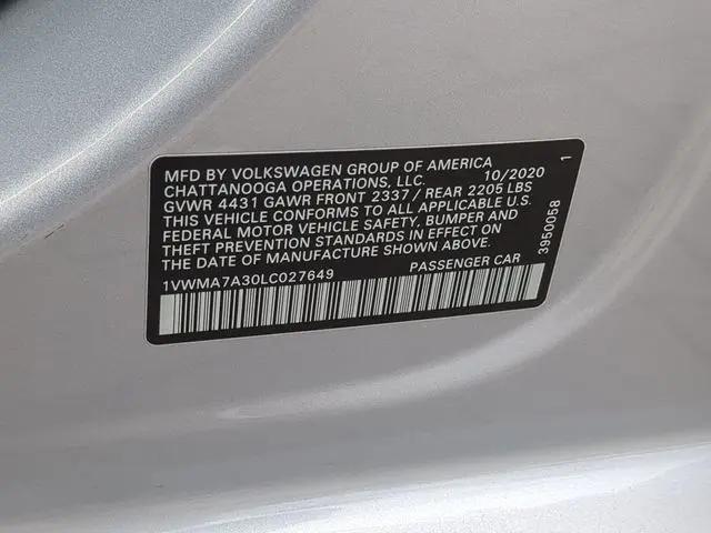 2020 Volkswagen Passat 2.0T R-Line