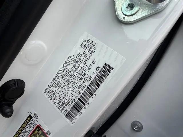 2026 Honda Ridgeline RTL
