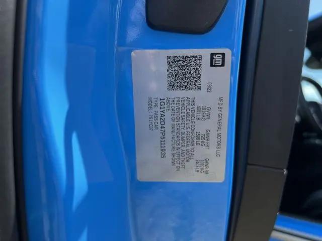 2023 Chevrolet Corvette Stingray RWD Coupe 1LT