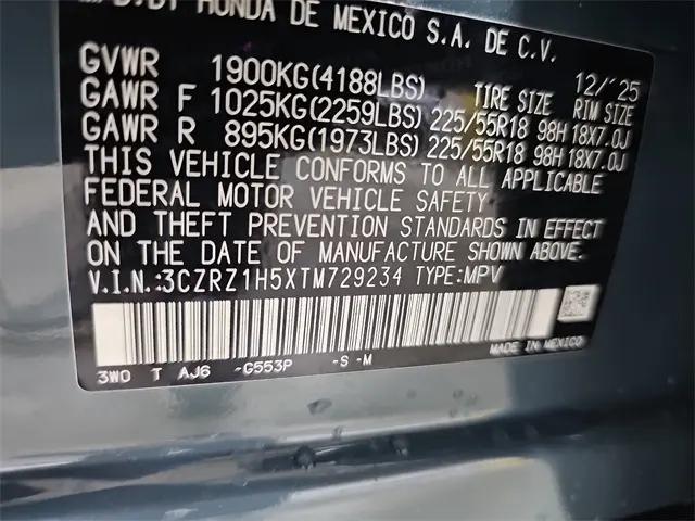 2026 Honda HR-V 2WD Sport