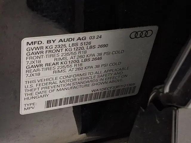 2024 Audi Q3 Premium 45 TFSI S line quattro Tiptronic