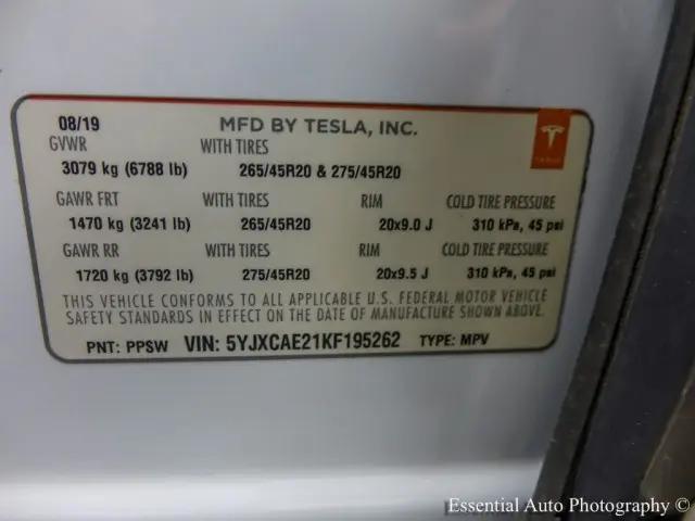 2019 Tesla Model X Long Range