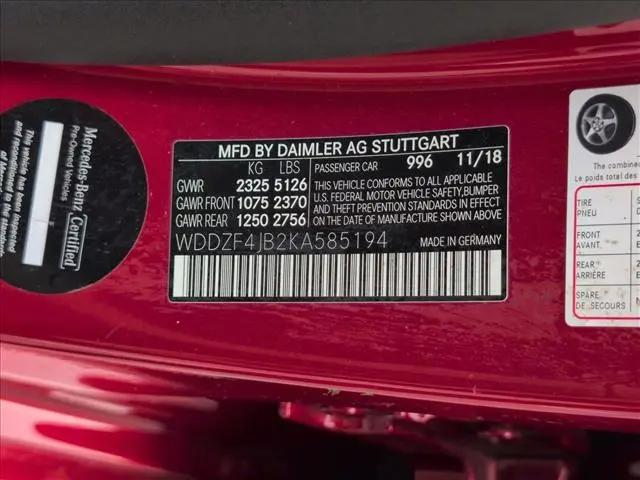 2019 Mercedes-Benz E-CLASS E 300 E 300