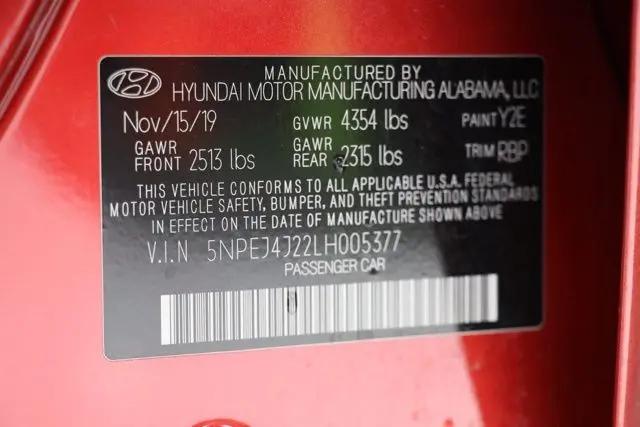 2020 Hyundai Sonata SEL Plus
