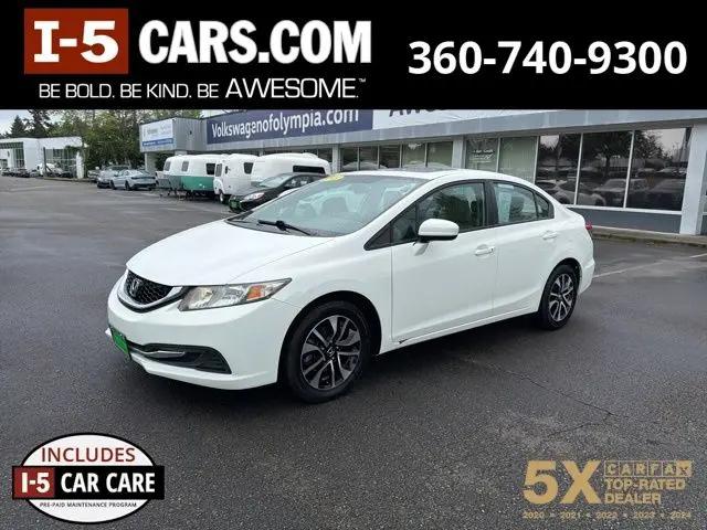 2015 Honda Civic EX for sale in Chehalis, WA