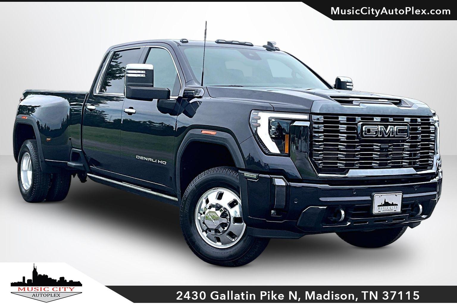 Titanium Rush Metallic 2024 GMC Sierra 3500HD Denali Ultimate Crew Cab 4WD Pickup Truck Four-Wheel Drive Automatic