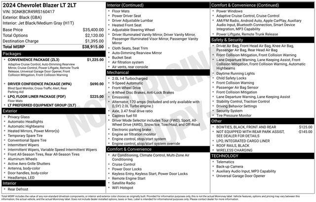2024 Chevrolet Blazer FWD 2LT
