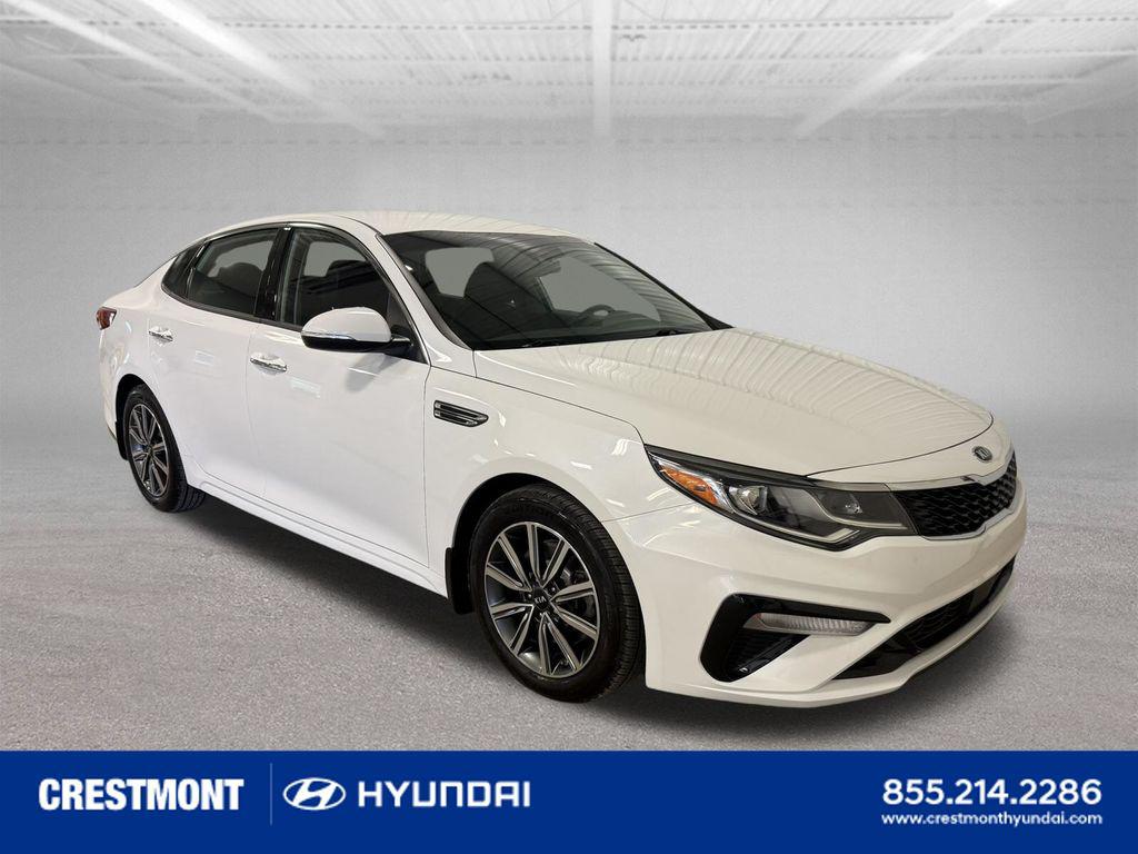 Snow White Pearl 2019 Kia Optima Sedan  Automatic