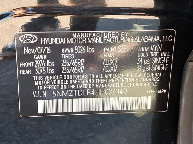 2017 Hyundai Santa Fe Sport 2.4L
