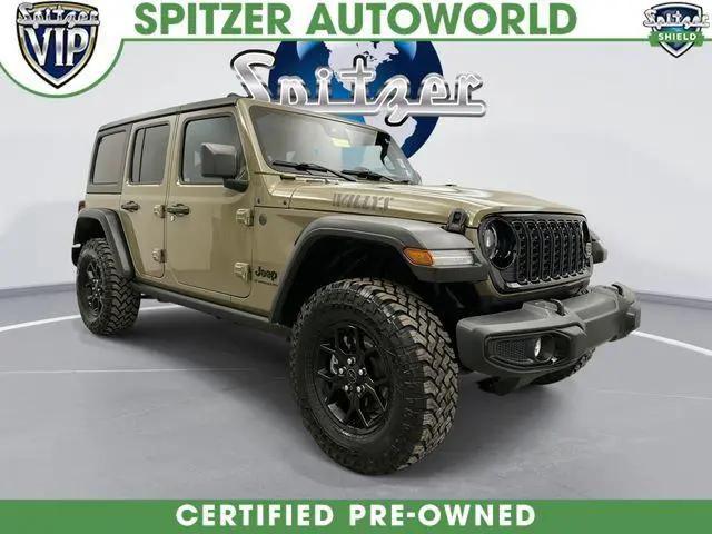2025 Jeep Wrangler 4-Door Willys 4x4 for sale in Saint Marys, PA