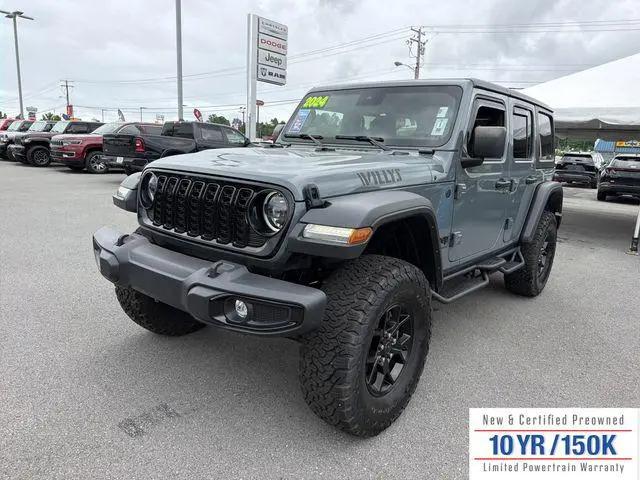 2024 Jeep Wrangler 4-Door Willys 4x4 for sale in Summersville, WV