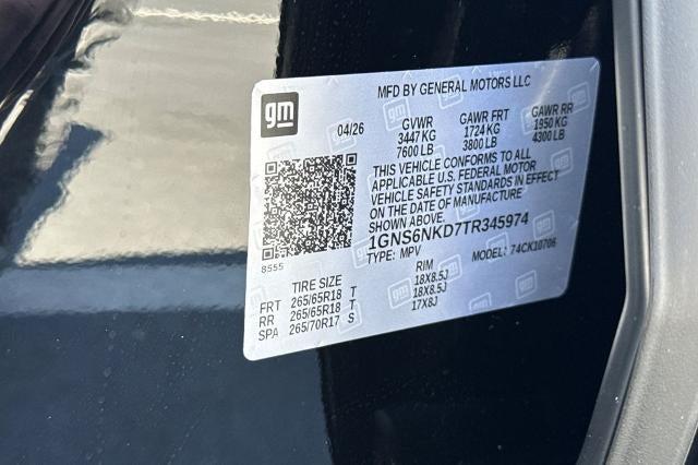 2026 Chevrolet Tahoe 4WD LT