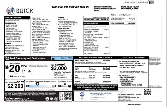 2023 Buick Enclave Essence AWD