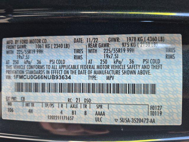 2022 Ford Escape SE