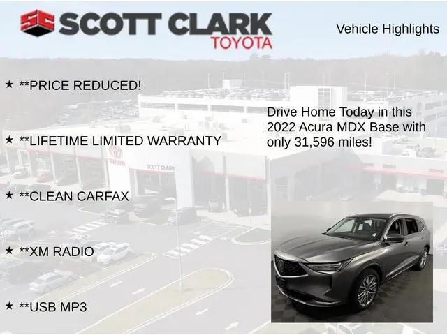 2022 Acura MDX Advance Package