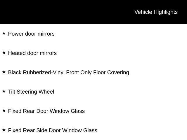 2024 GMC Savana Cargo RWD 2500 Regular Wheelbase Work Van