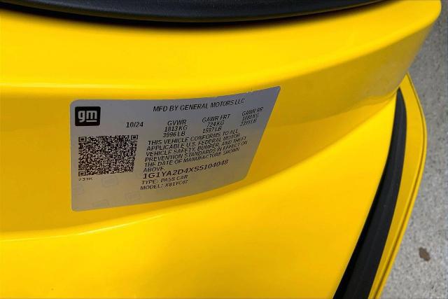 2025 Chevrolet Corvette Stingray RWD Coupe 1LT