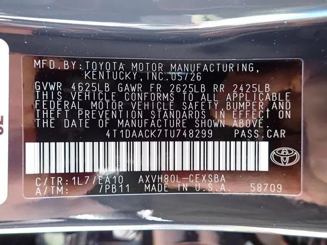 2026 Toyota Camry SE