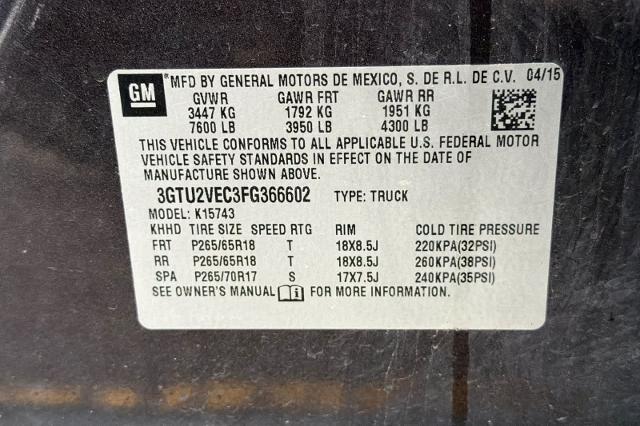 2015 GMC Sierra 1500 SLT