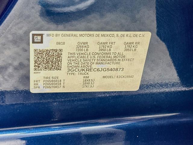2018 Chevrolet Silverado 1500 1LT