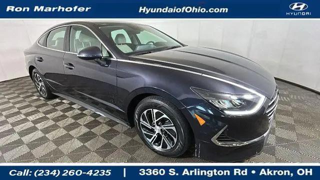 2022 Hyundai Sonata Hybrid Blue for sale in Akron, OH