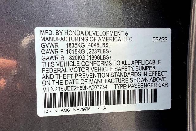2022 Acura ILX Premium w/ A-Spec