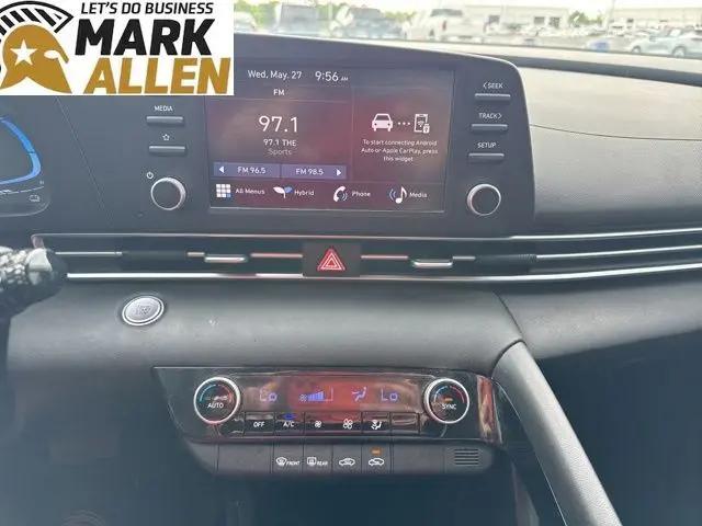 2025 Hyundai Elantra Hybrid Blue