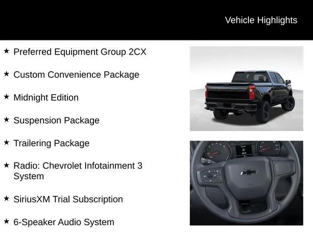 2026 Chevrolet Silverado 1500 4WD Crew Cab Short Bed Custom Trail Boss