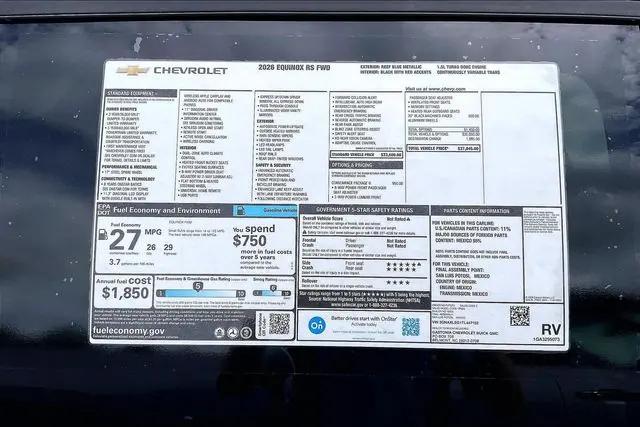 2026 Chevrolet Equinox FWD RS