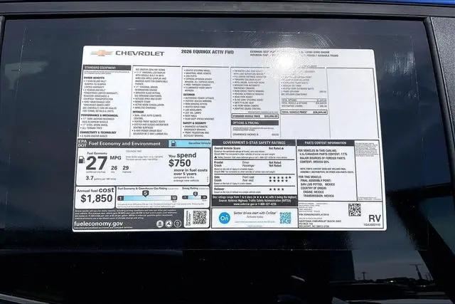 2026 Chevrolet Equinox FWD ACTIV