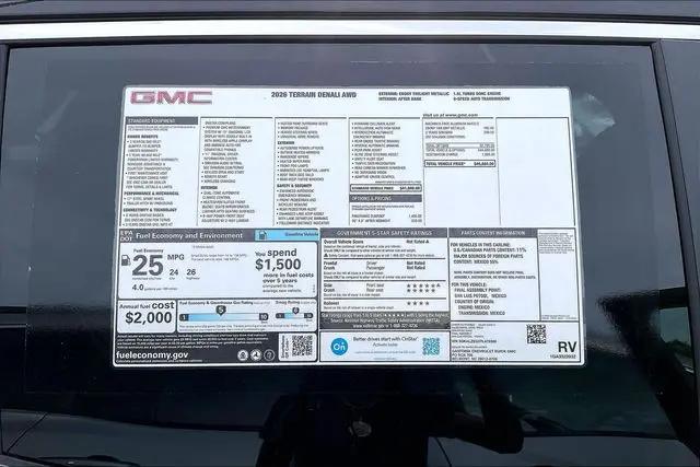 2026 GMC Terrain AWD Denali