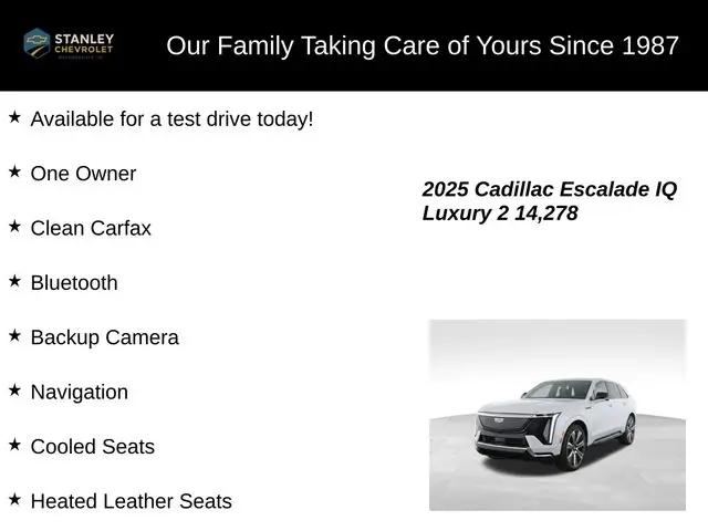 2025 Cadillac Escalade Luxury 2 AWD