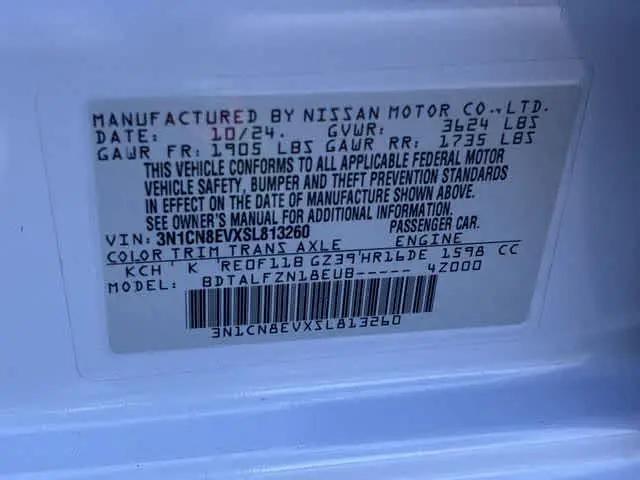 2025 Nissan Versa 1.6 SV
