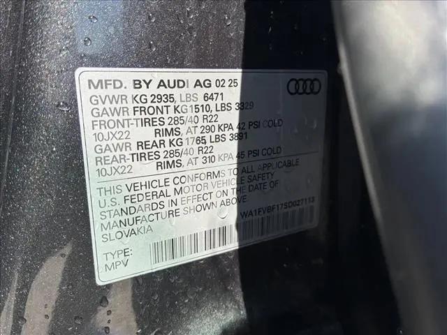2025 Audi Q8 Prestige 55 TFSI quattro