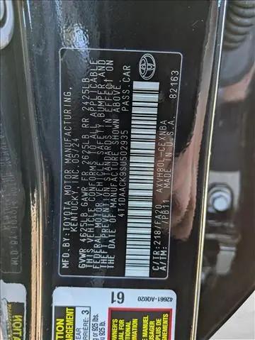 2025 Toyota Camry LE
