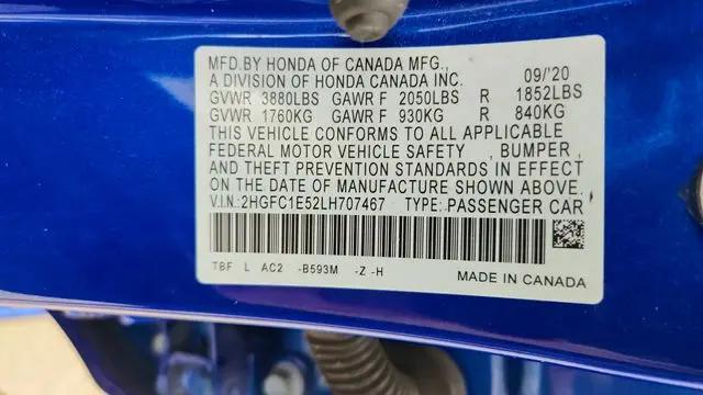 2020 Honda Civic Sedan