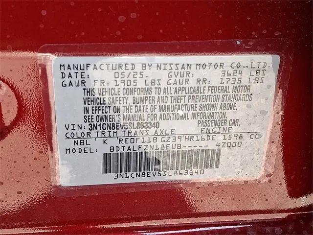 2025 Nissan Versa 1.6 SV