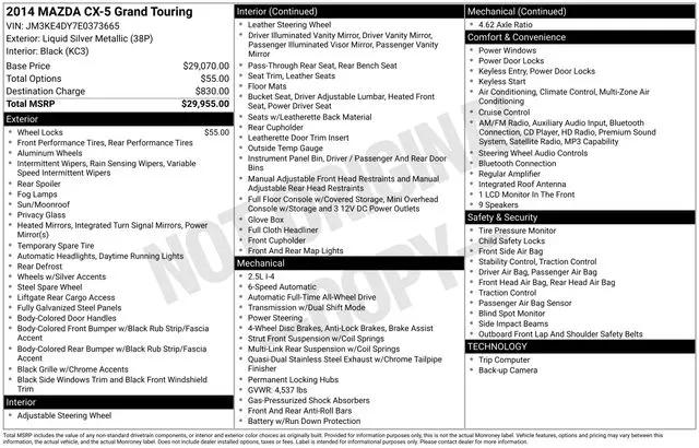2014 Mazda CX-5 Grand Touring
