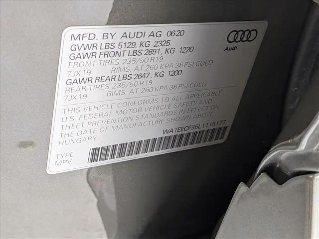 2020 Audi Q3 Premium Plus 45 TFSI S line quattro Tiptronic