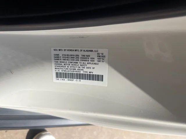 2018 Honda Odyssey EX-L