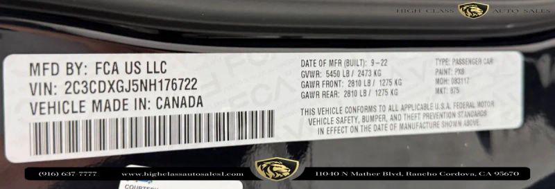 2022 Dodge Charger Scat Pack