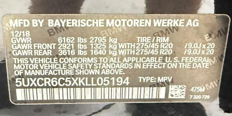 2019 BMW X5 xDrive40i
