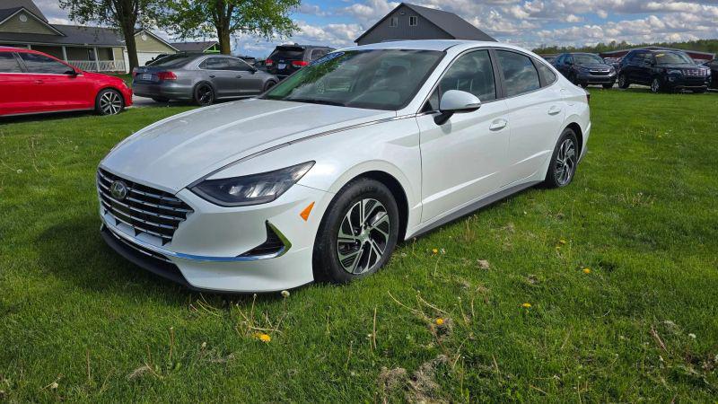 2022 Hyundai Sonata Hybrid Blue for sale in Goshen, IN
