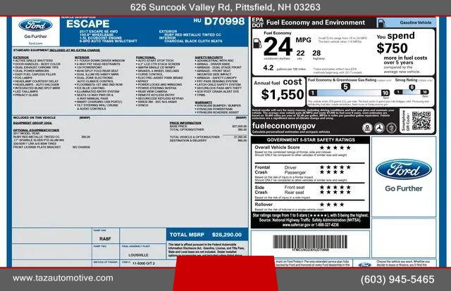 2017 Ford Escape SE