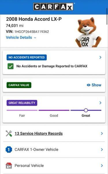2008 Honda Accord 2.4 LX-P